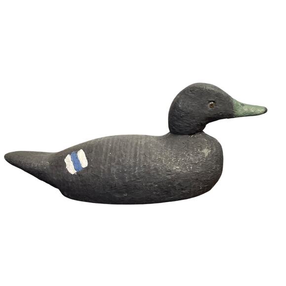 Vintage Hudson Duo Sta Decoy Duck Wood Pascagoula Mississippi Antique Unsigned